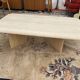 Italian travertine coffee table