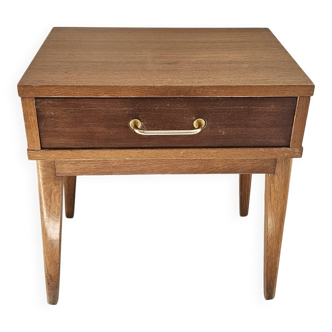 Vintage Scandinavian bedside table from the 50s/60s retro style.