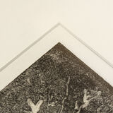Neige, B/W Etching on Paper, 47 x 47 cm