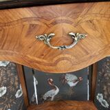 Louis XV style marquetry side table
