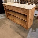 Open buffet in fir wood