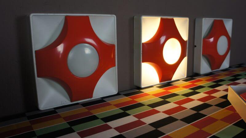 Vintage design wall lamp 1960s-1970s