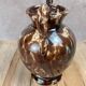 Small antique vase in glazed ceramic – handles –