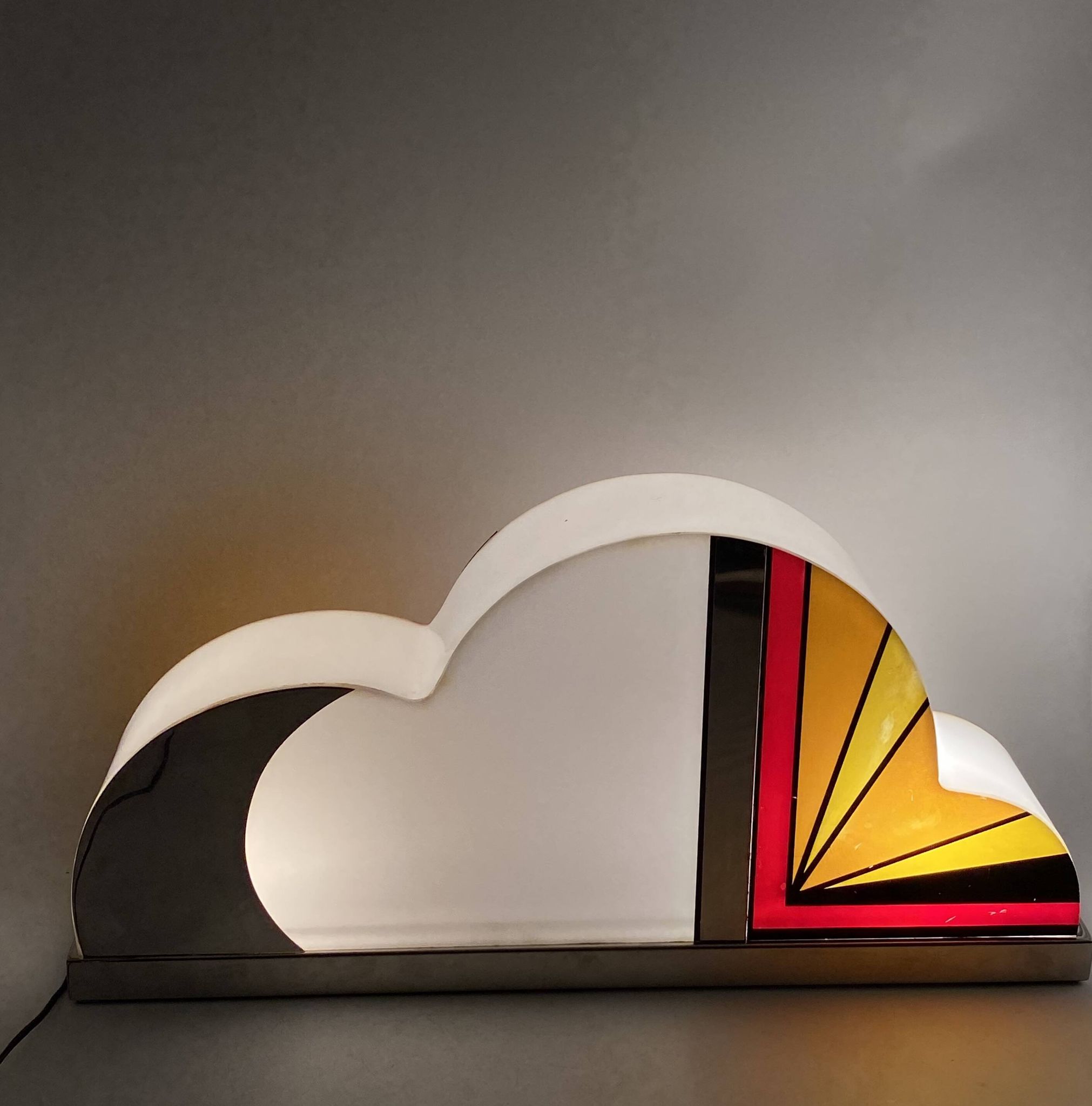 rare table lamp, Italy 1970s