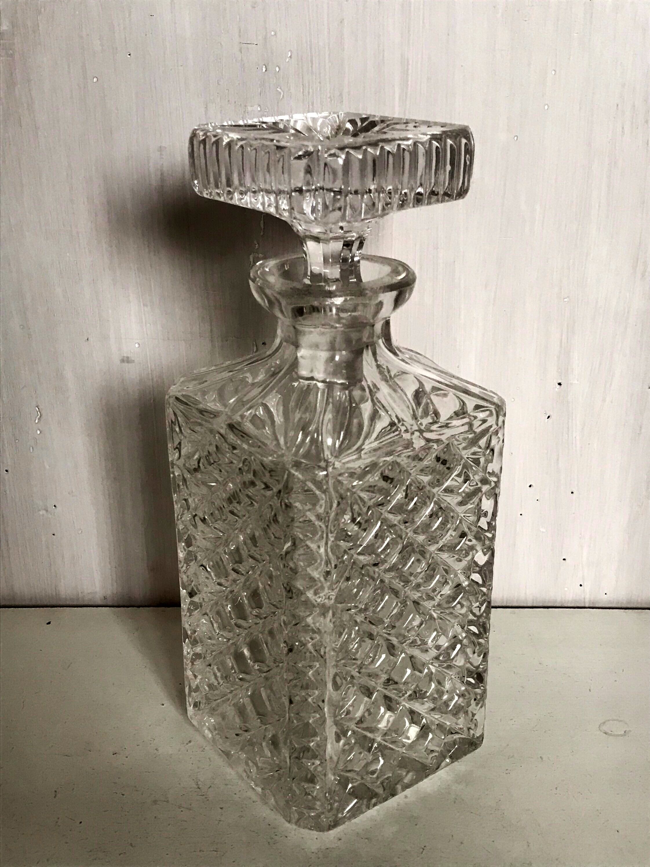 Crystal whisky decanter