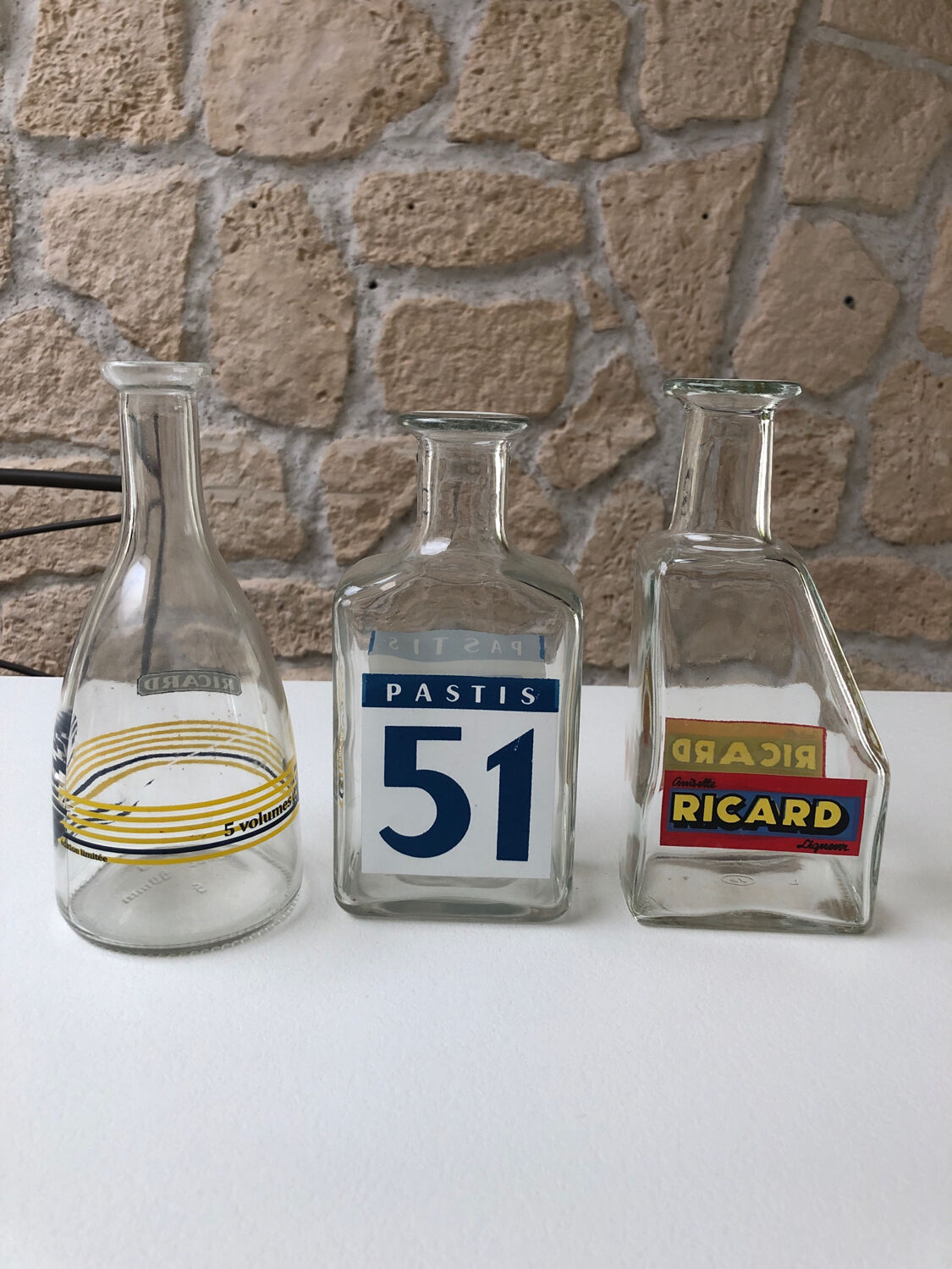 Pastis and Ricard decanter set