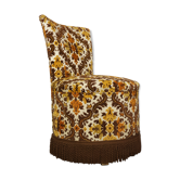 Fringed toad armchair from the 50s
