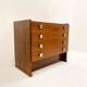 Mid-century modern wooden chest of drawers, italy, 1960s