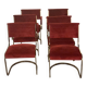 Milo BAUGHMAN (1923-2003), dans le goût de. Set de 6 chaises