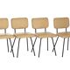 Série de 4 Chaises d'André Simard Airborne 1950