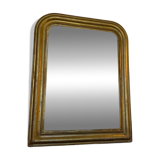 Vintage Louis Philippe mirror with antique gold beveled glass