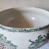 French 19th Century FF Pexonne Tureen 'Campagne' Animal Transferware