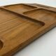 Solid wood aperitif dish