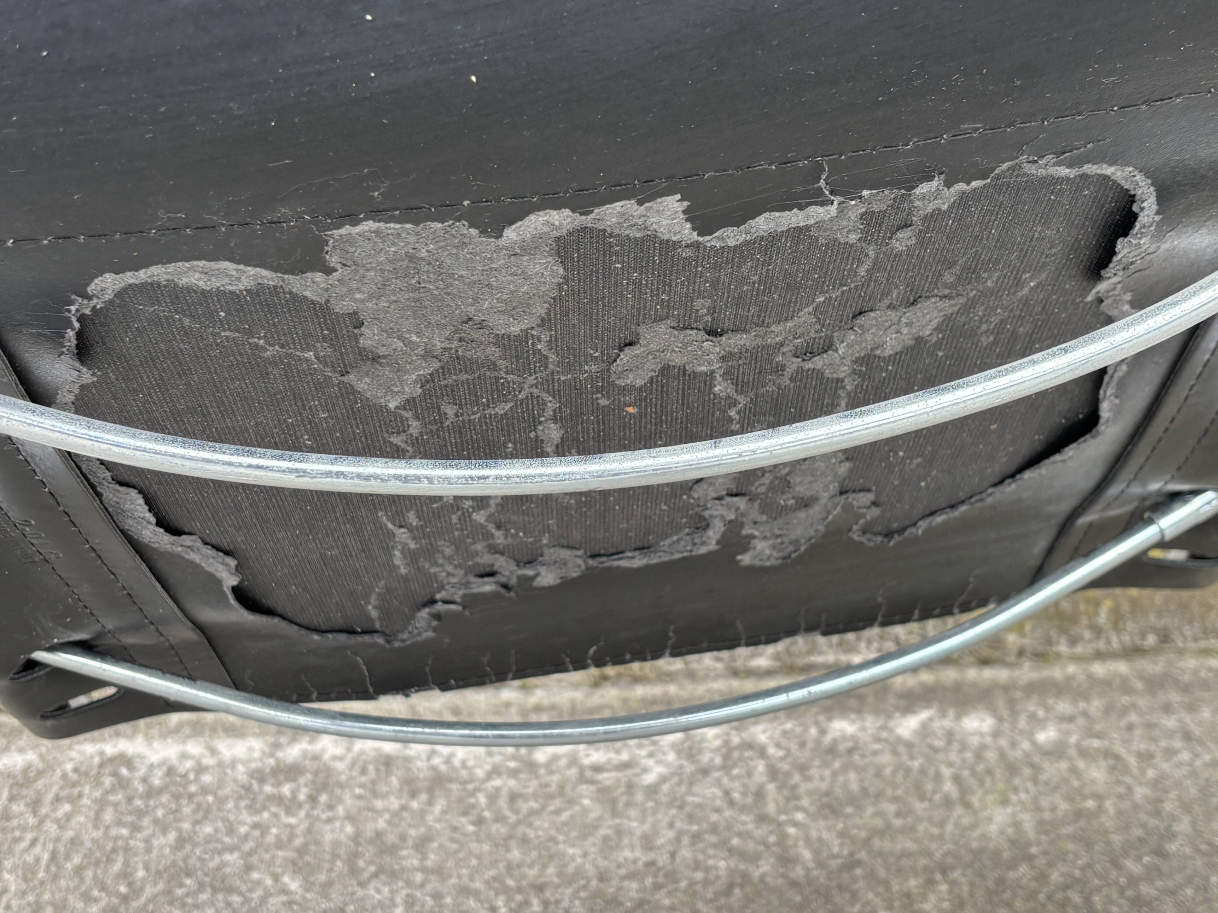 Set of 4 design cantilever chairs black and chrome design made in Italy