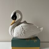 Ceramic swan planter
