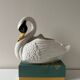 Ceramic swan planter