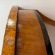 Biedermeier demi-lune console in cherry wood & birch wood, Franconia, 1830
