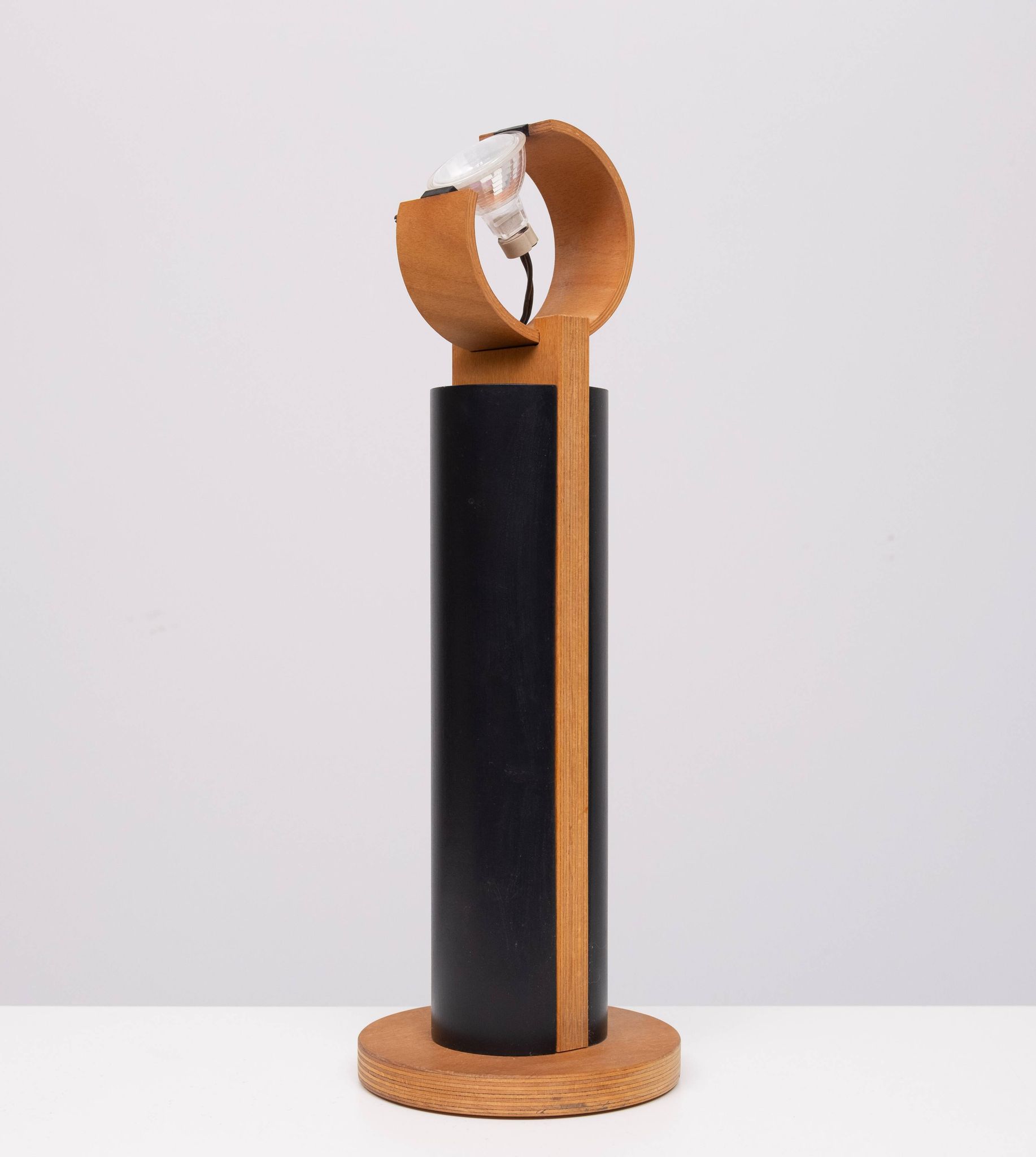 Lampe de table halogène design des années 1980