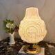 Lampe Art Déco Building en opaline marbrée