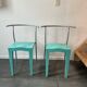 2 chaises dr glob de Philippe starck pour Kartell, 1980s
