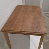 Solid oak farm table