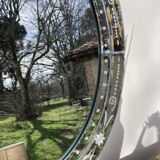 Oval Venetian wall mirror