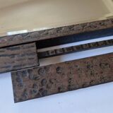 Antique beveled wrought iron mirror circa 1930