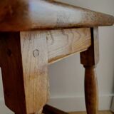 Table d'appoint, tabouret en bois massif