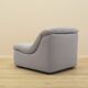 Italian Space Age Lounge Chair 1970s in Bouclé Fabric