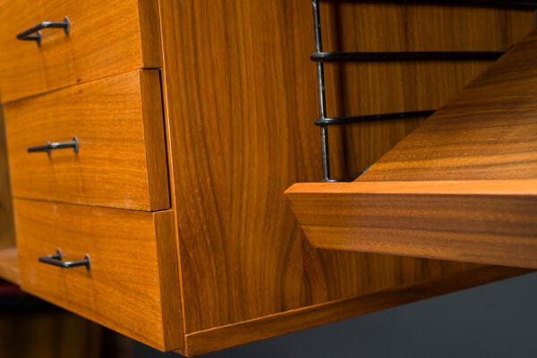 Teck Shelf System de Musterring International, années 1960, Set de 19