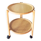 Danish serving trolley from the 70s and 80s attributed to Jens Harald Quistgaard.