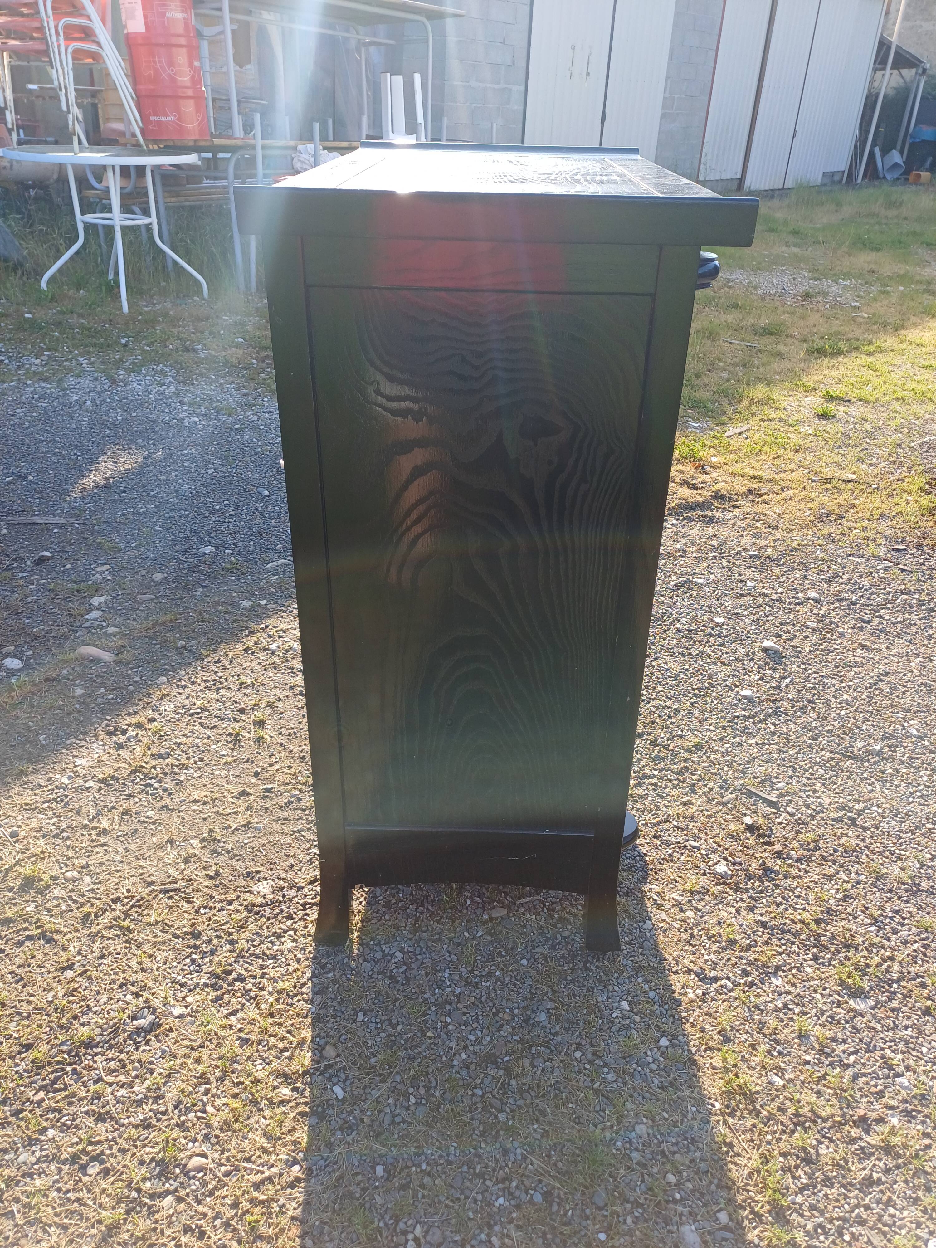 Asian blackened wood furniture