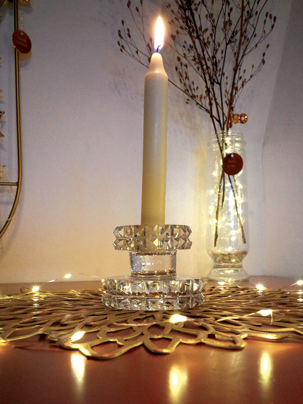 Bougeoir en Cristal Saint Louis
