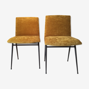 Duo de chaises des années 70 entièrement rénovées