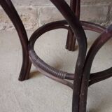 Rattan coffee table, 50s