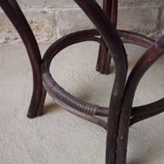 Rattan coffee table, 50s