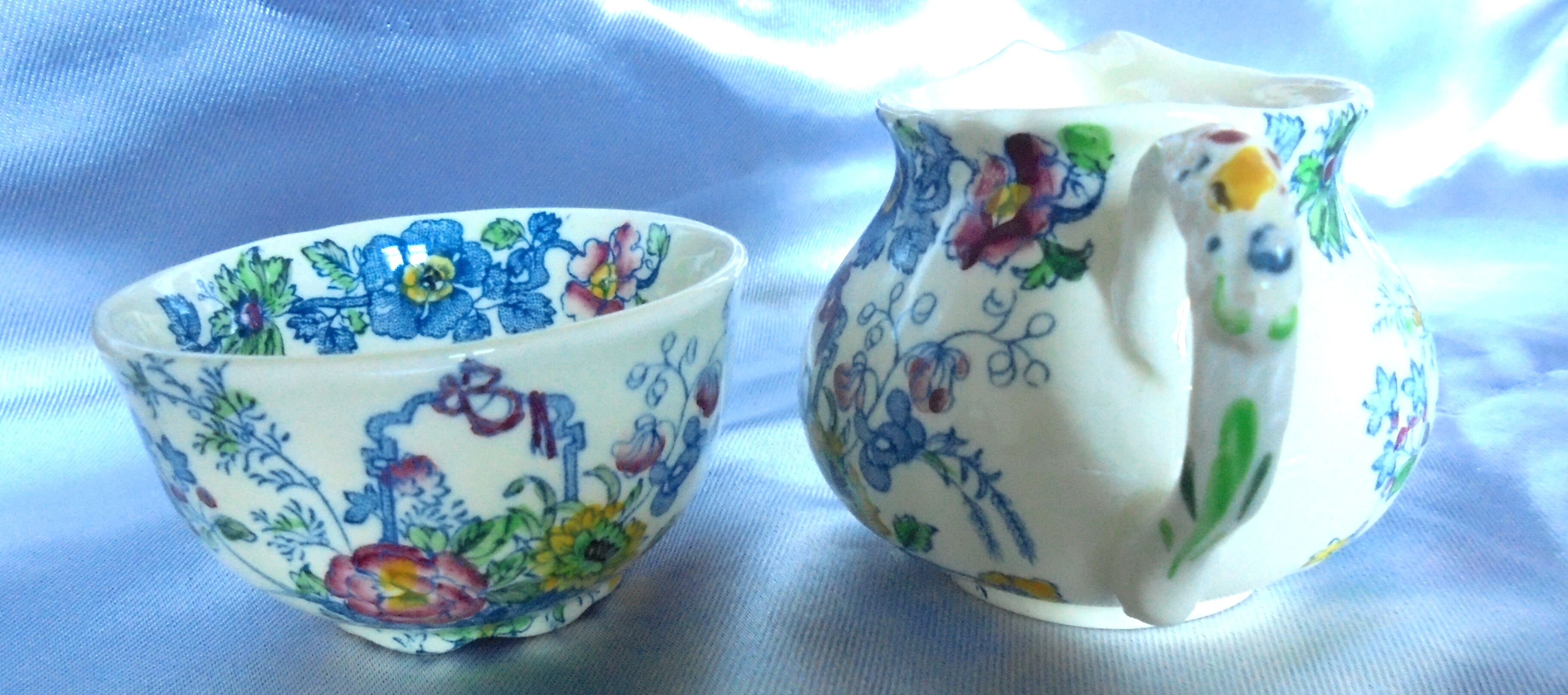 English porcelain duo 1930