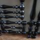 Napoleon III style wall-mounted coat rack
