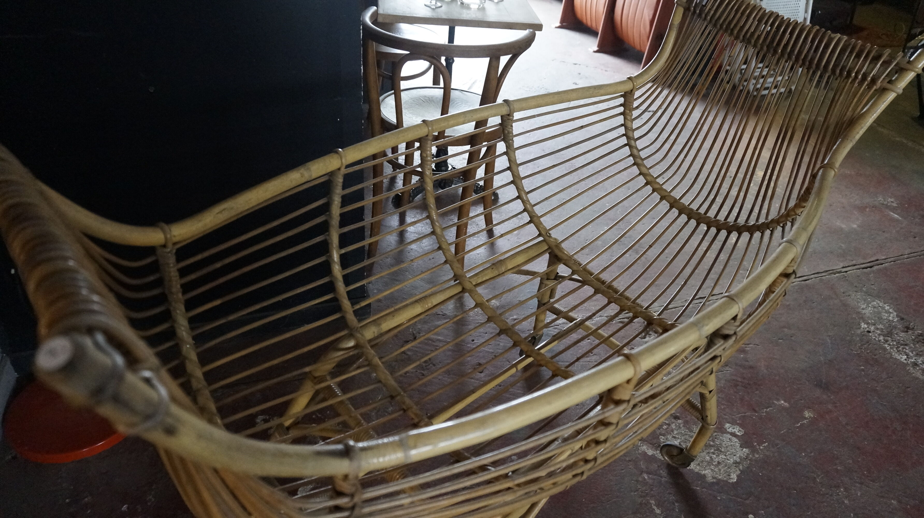Cradle boat rattan