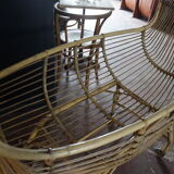 Cradle boat rattan