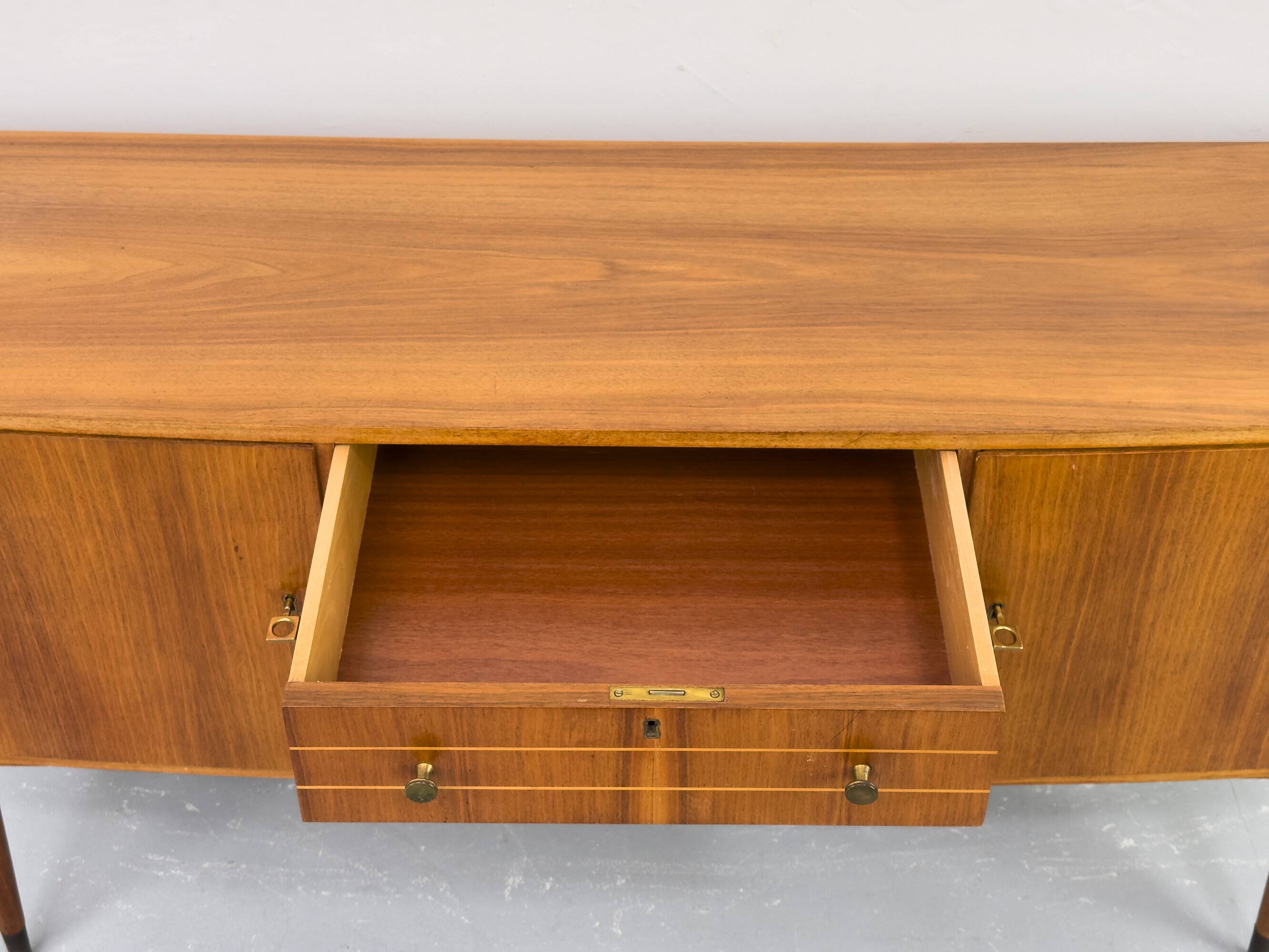 Mid-Century Sideboard in Walnut, 1950s