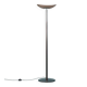 Vintage floor lamp by Artemide in glass, minimalist uplight from the 80s.
