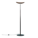 Vintage floor lamp by Artemide in glass, minimalist uplight from the 80s.
