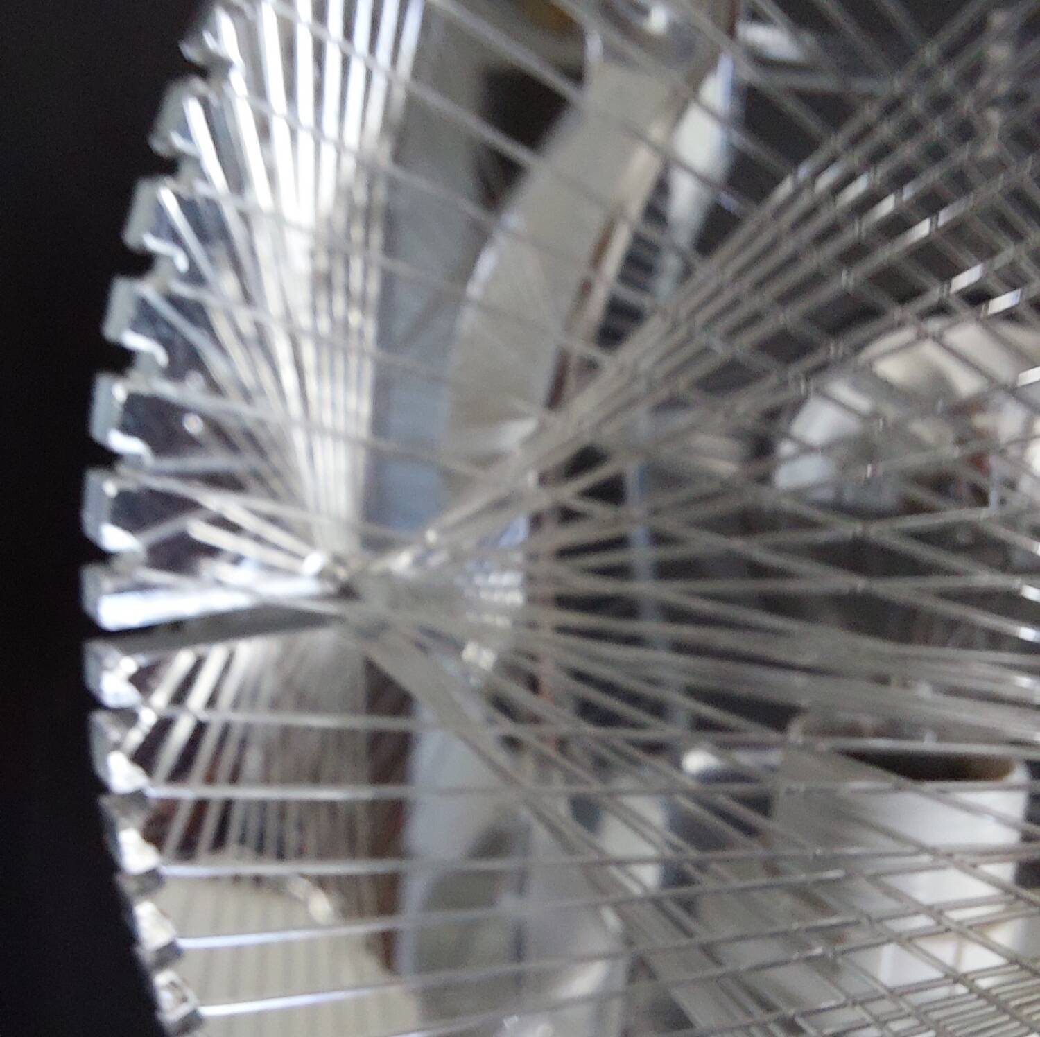 90's wired chrome design lamp