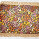 Wicker top flower pattern 1970