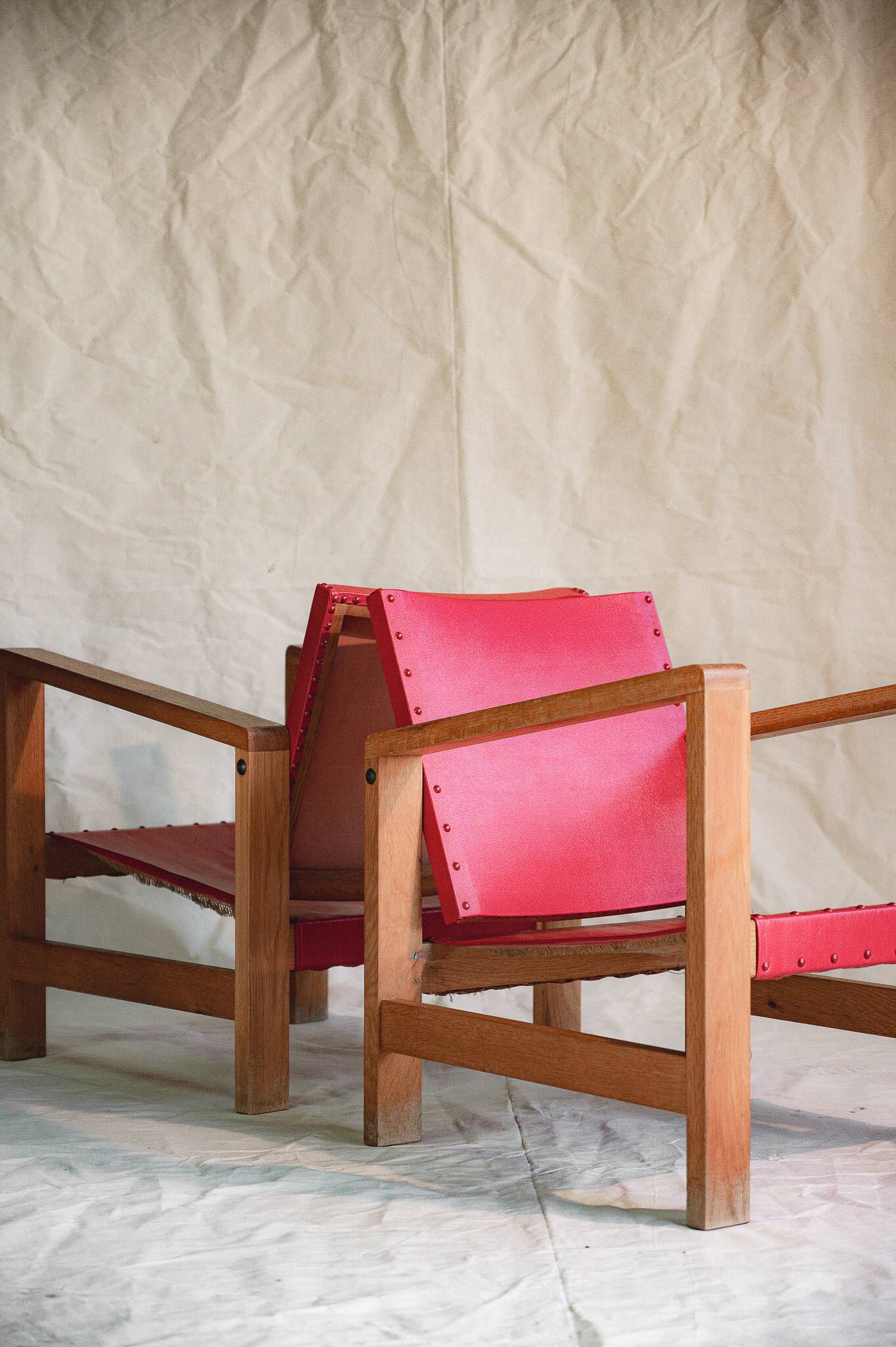 "Safari" armchair pair