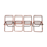 4 Ted Net folding chairs by Niels Gammelgaard