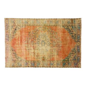 Tapis vintage Anatolien fait main 269 cm x 180 cm