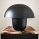 Lampe champignon métal noir