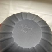 Vase Drops 23 cm Salviati 2007 Black Matte Signed
